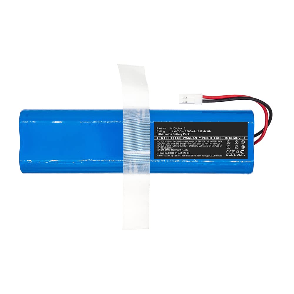 Synergy Digital 14.4V 2600mAh Li-ion Replacement Battery for Medion MD19510 Vacuum Cleaner - Ultra High Capacity Vacuum Battery for Home Cleaning, Pet Hair Removal & Car Detailing
