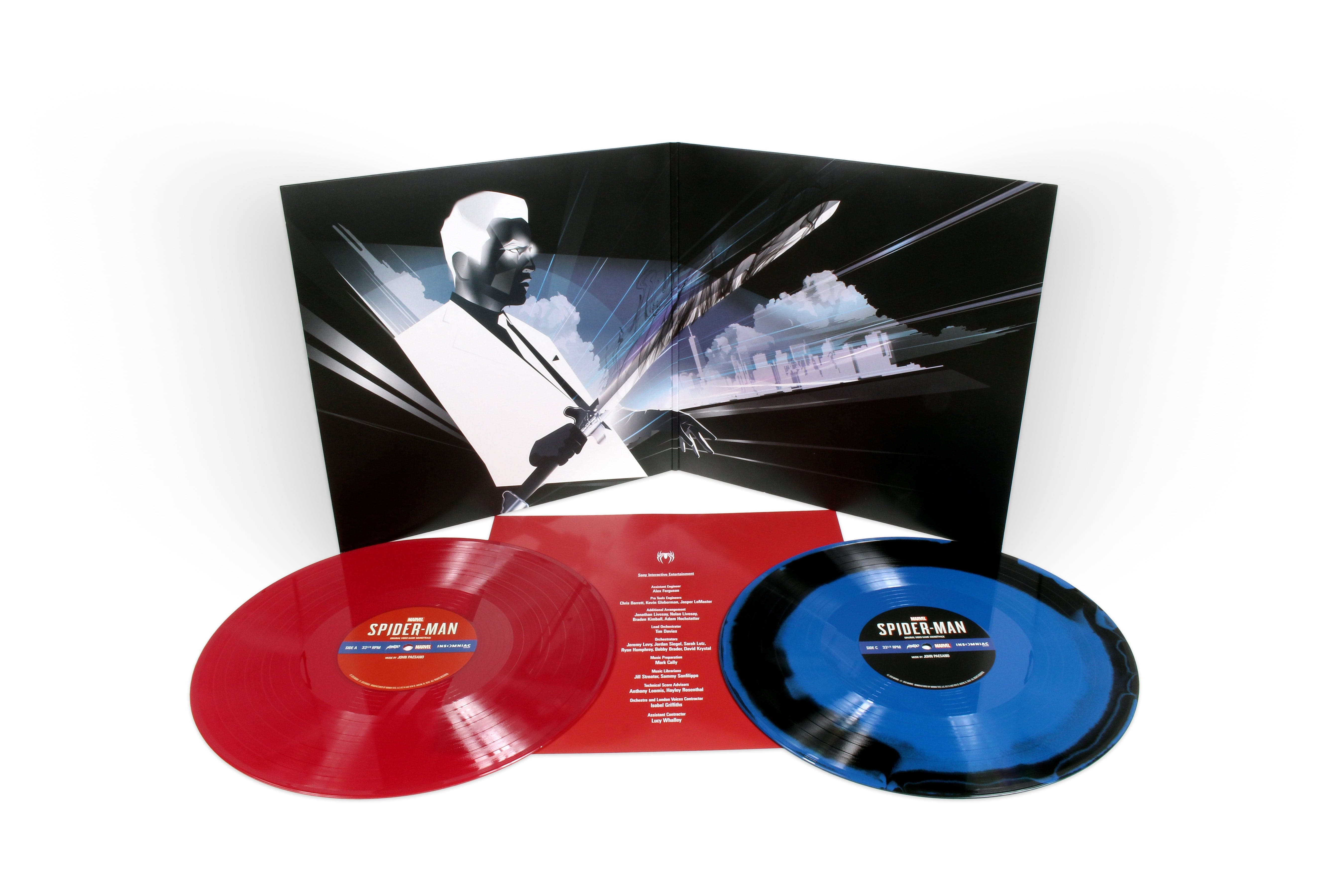 Marvel's Spider-Man Original Video Game Soundtrack 2XLP Vinyl Record - Collector's Edition for Gaming & Movie Fans - Perfect for Home Entertainment and Gift Giving