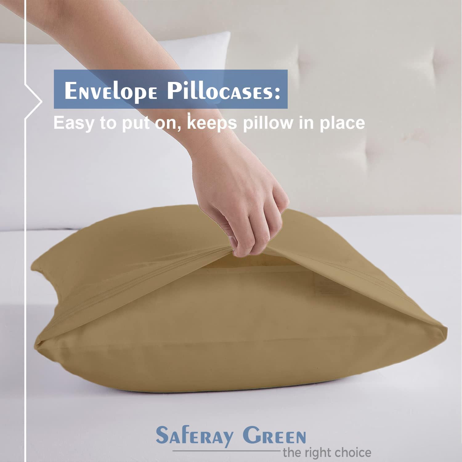 4-Piece Emperor Size Sheet Set - 100% Organic Cotton, 800 Thread Count, Soft & Breathable Luxury Bed Sheets with 8-12