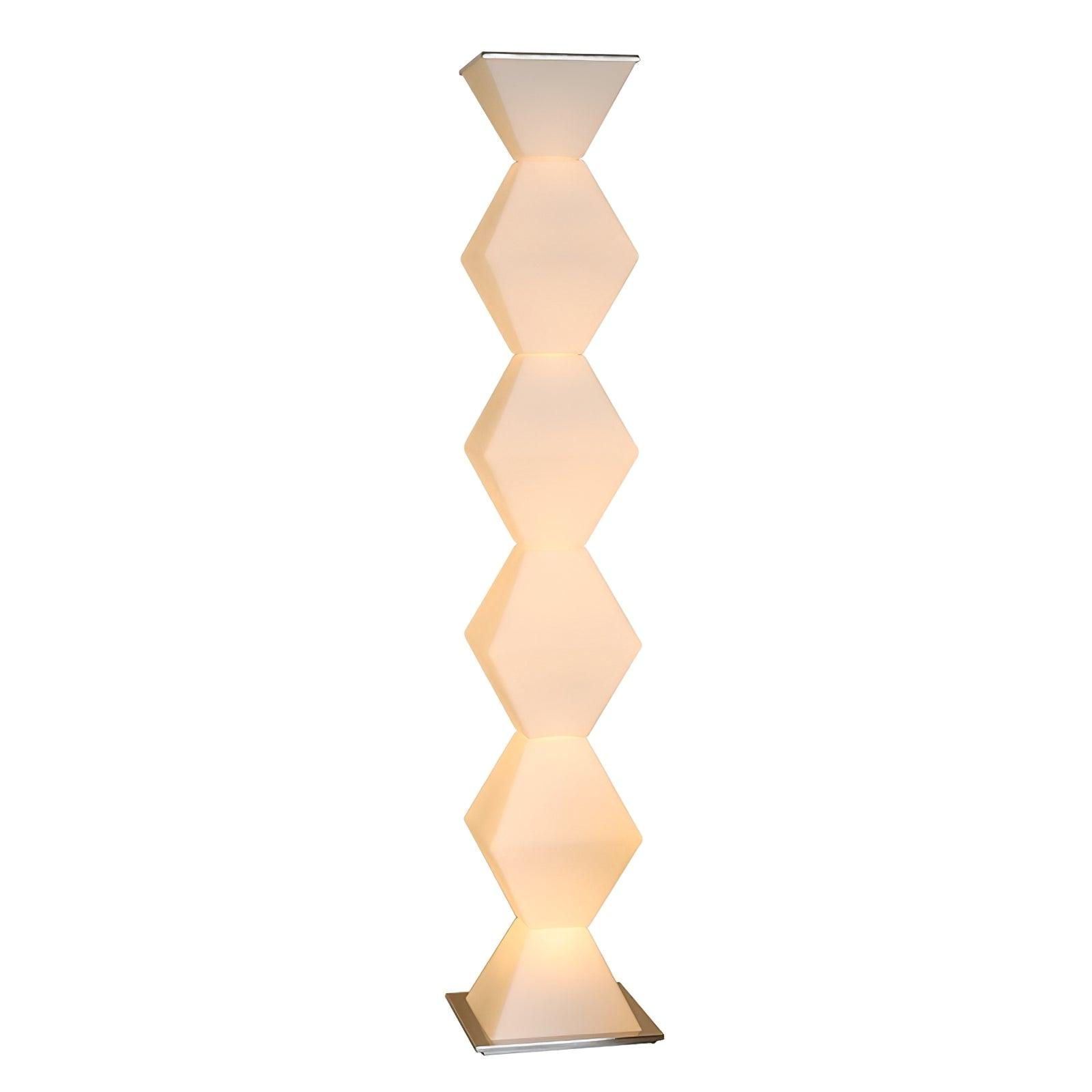 Modern Dickson Floor Lamp for Living Room - Adjustable Brightness LED Standing Light with Remote Control, Perfect for Reading, Relaxing & Home Decor