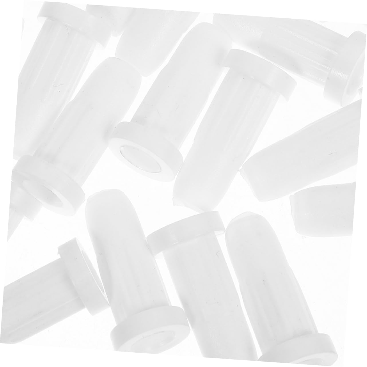Vaguelly 40-Piece Plastic Crib Leg Wheel Caster Cups - Non-Slip Furniture Mat Protectors for Hardwood Floors - Perfect for Baby Cribs, Office Chairs & Rolling Furniture