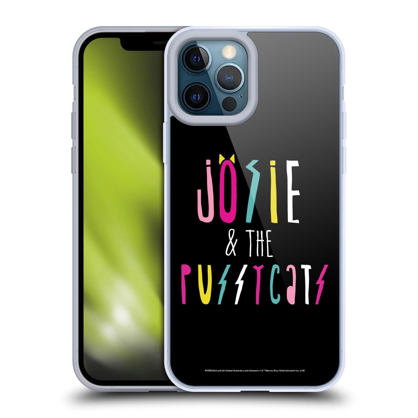 Officially Licensed Riverdale Josie & The Pussycats Graphic Art Soft Gel Phone Case for Apple iPhone 12 Pro Max - Durable Protective Cover with Stylish Design, Perfect for Fans and Daily Use