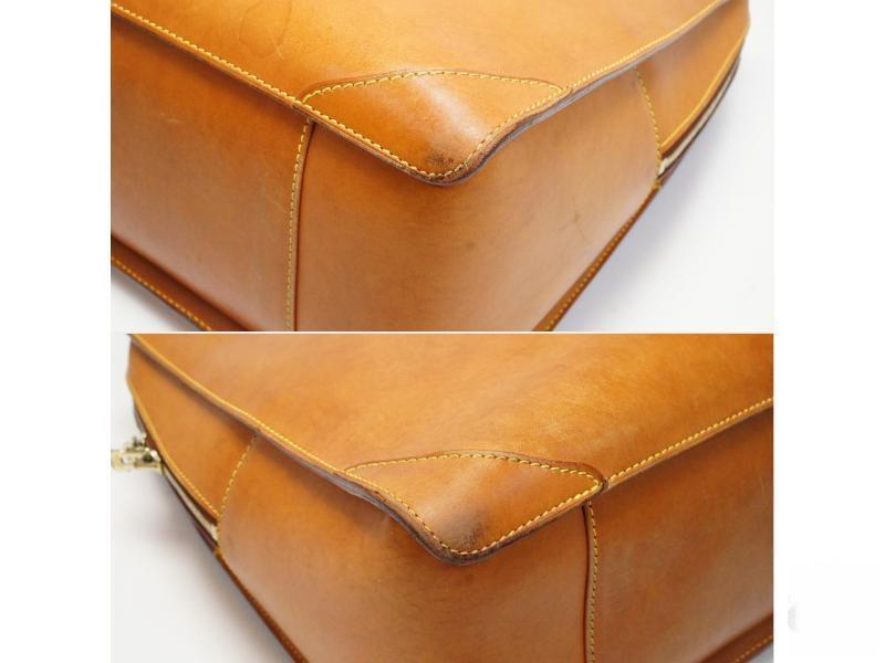 Authentic Pre-Owned Louis Vuitton Nomade Vachetta Leather Negev PM Briefcase Handbag M80317 - Luxury Vintage Work Bag for Business & Travel