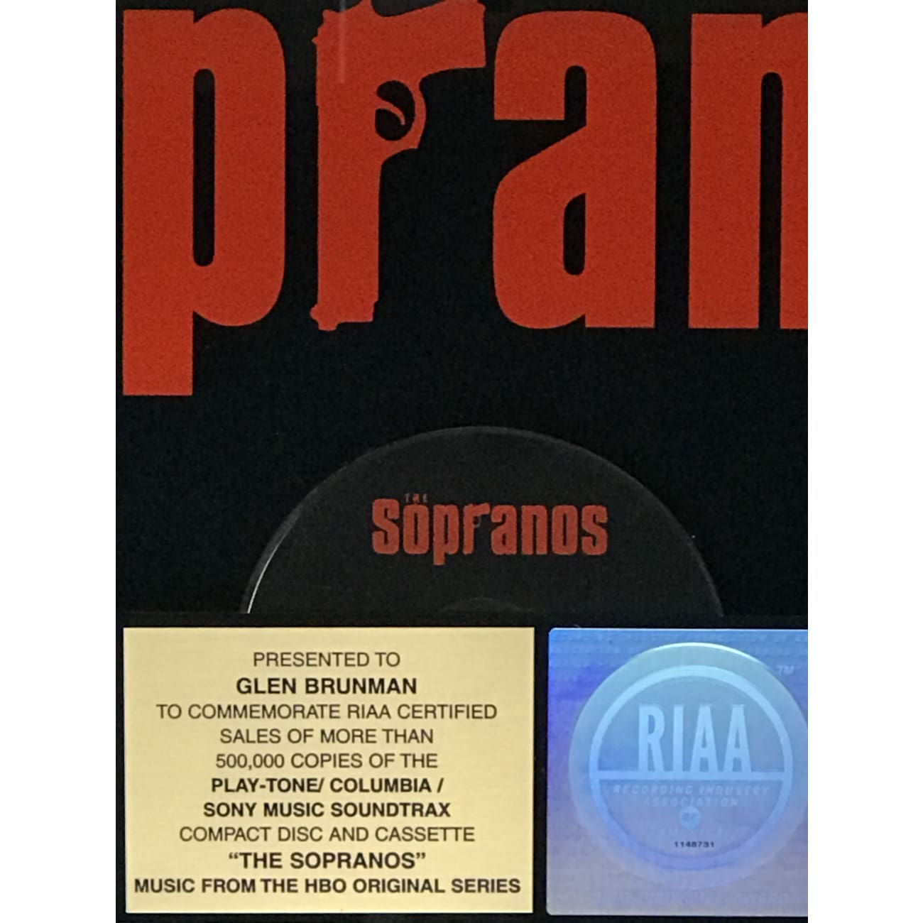 The Sopranos Official HBO Series Soundtrack - RIAA Gold Album Award Winning Music | Perfect for TV Show Fans & Collectors