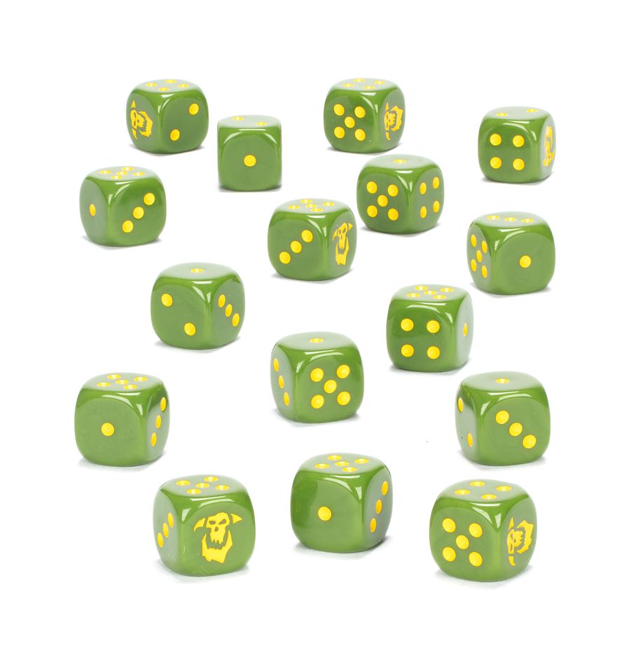 Age of Sigmar Orruk Warclans Dice Set - 10 Premium Gaming Dice for Warhammer Fantasy Battles | Perfect for Tabletop Wargaming, RPG Adventures & Collectors