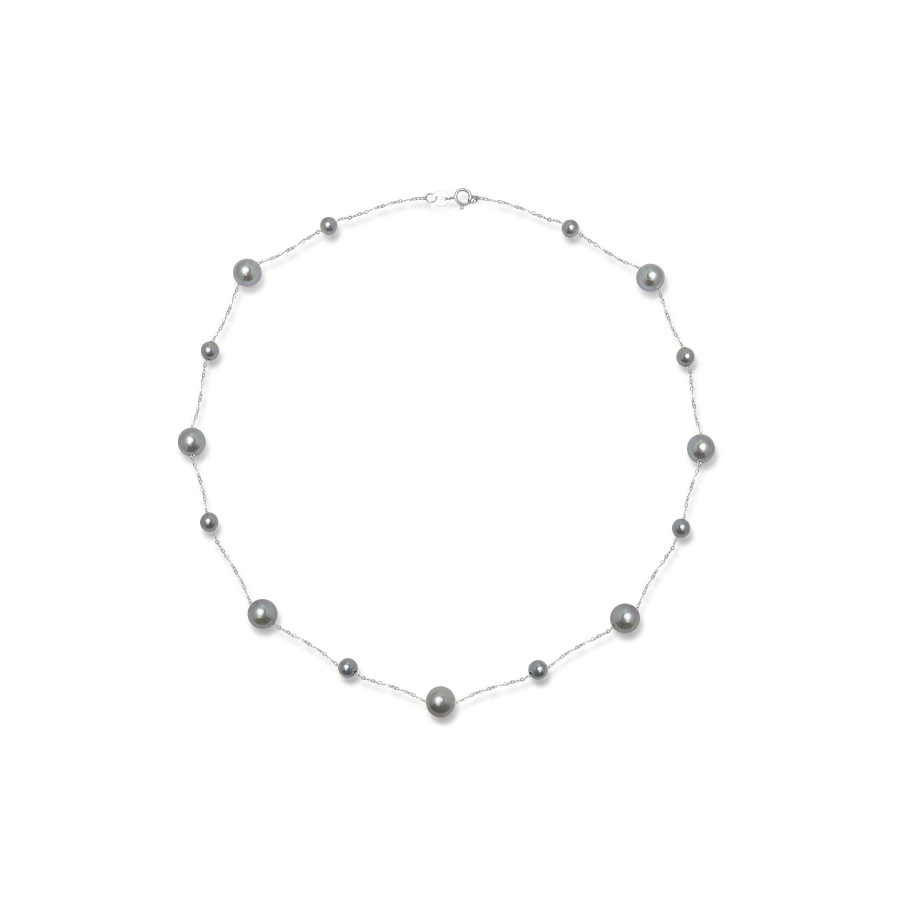 18K Solid Gold Akoya Madama Pearl Necklace - Elegant & Timeless Jewelry for Women, Perfect for Weddings, Anniversaries & Special Occasions | KN00074