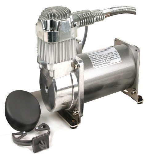 Viair 380C Pewter Single Compressor for Air Ride Suspension (Model 38002) - Perfect for Truck & SUV Suspension Upgrades