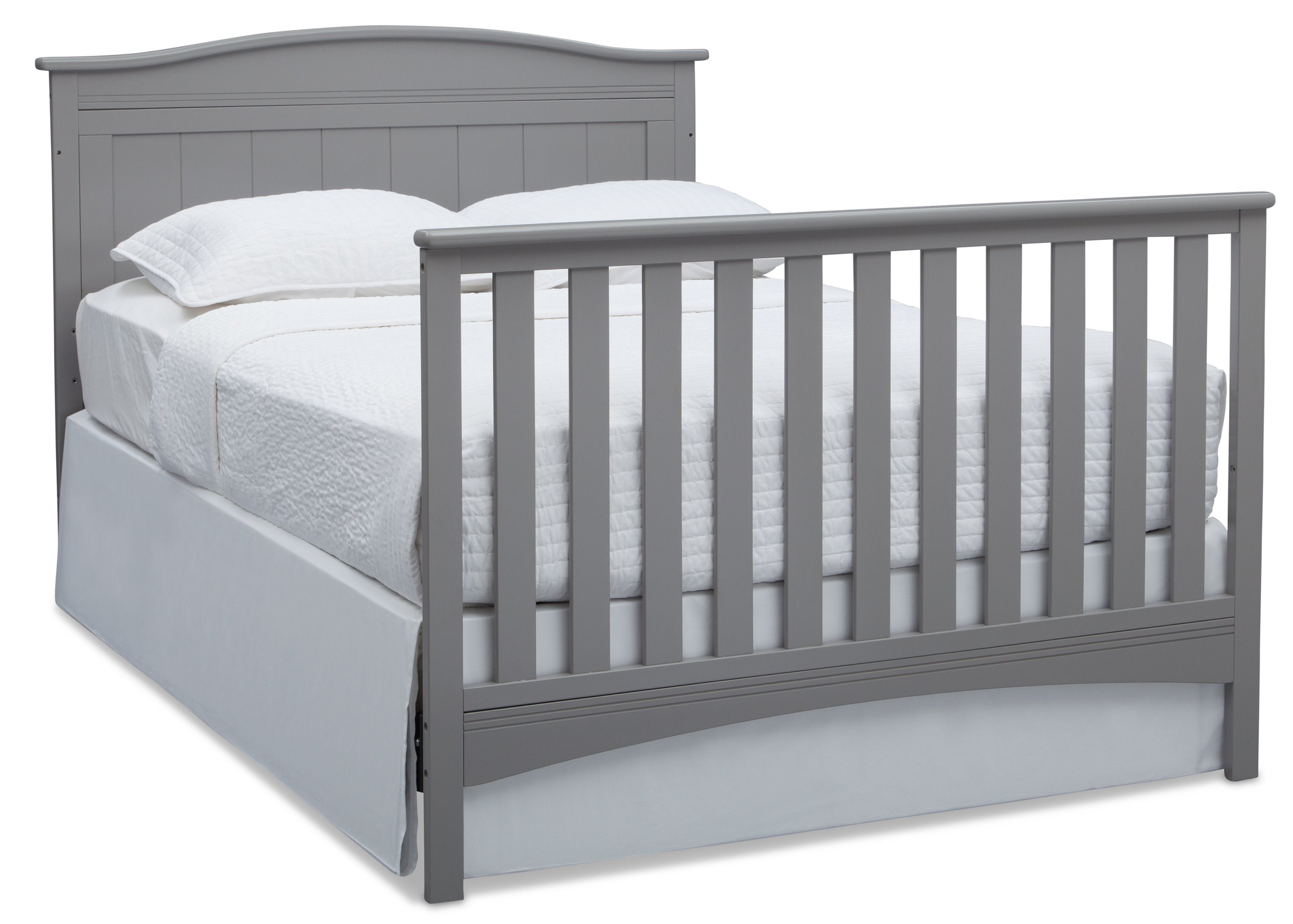 Bennett 4-in-1 Convertible Baby Crib - Toddler Bed, Daybed & Full-Size Bed - Safe & Stylish Nursery Furniture for Newborns to Teens - Perfect for Small Spaces & Modern Nurseries