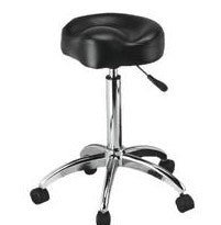 AIR LIFT PEDICURE STOOL - Adjustable Height Black Footrest for Salon & Spa - Perfect for Manicurists, Pedicurists & Home Nail Care