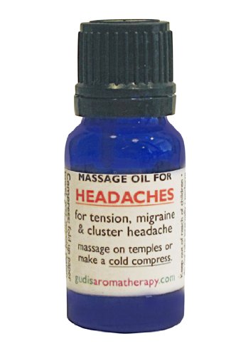 10ml Headache Relief Massage Oil - Natural Pain Relief for Migraines & Tension - Perfect for Home, Office & Travel Use