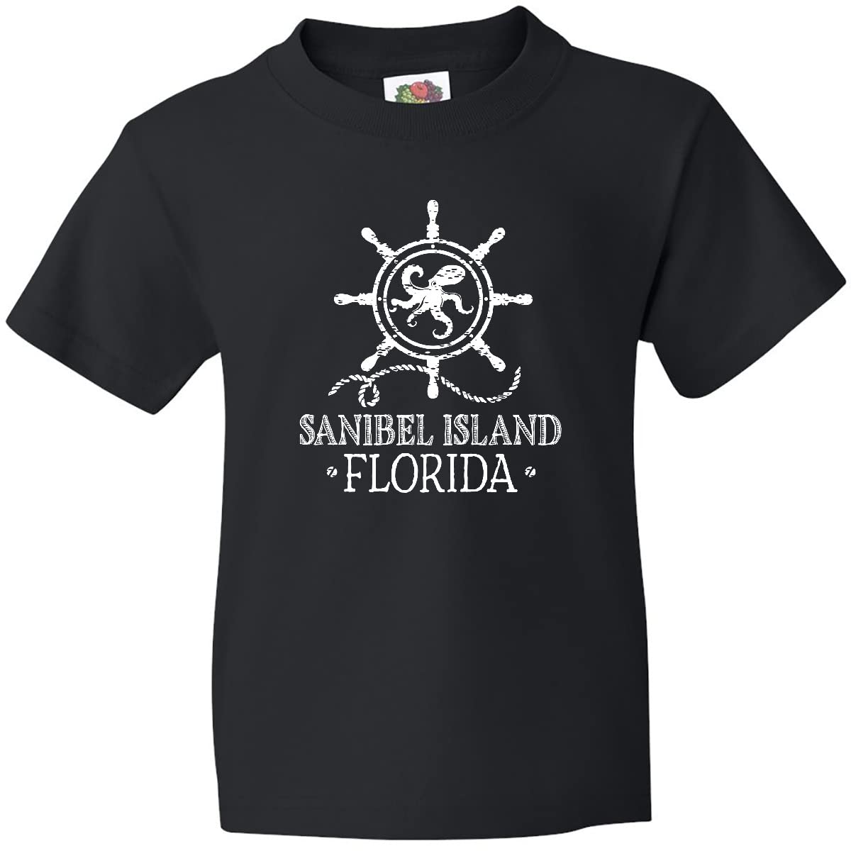 Inktastic Sanibel Island Florida Youth T-Shirt - Comfortable Kids Tee for Beach Vacation & Summer Outfits