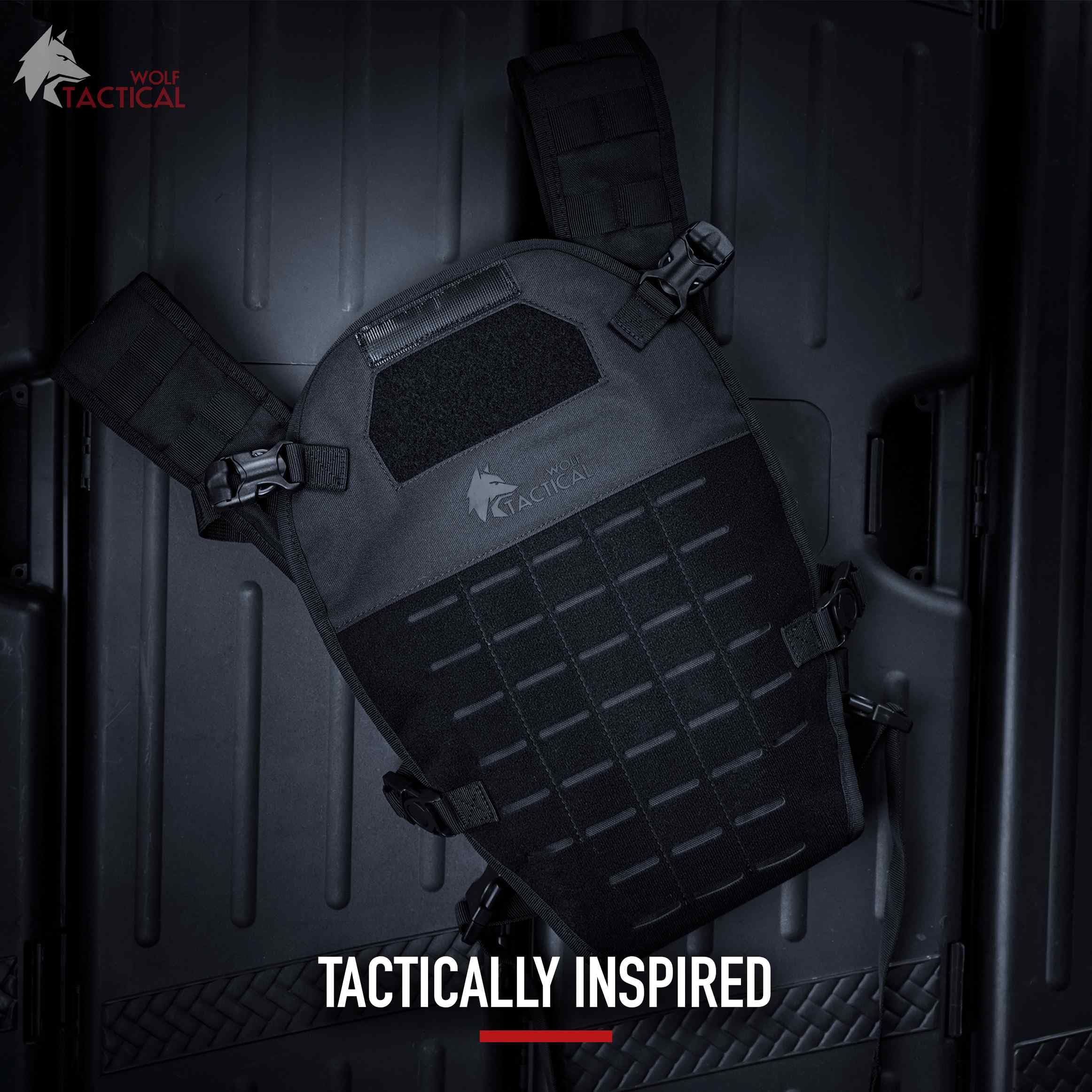 WOLF TACTICAL Military-Grade Baby Carrier for Men - Adjustable Infant & Toddler Carrier for Dads - Perfect for Hiking, Travel & Everyday Parenting