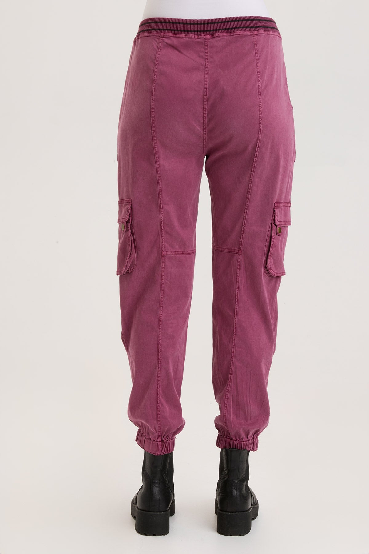 Maxime High Waist Banded Pants for Women - Stretchy Comfort Fit Wide Leg Trousers - Perfect for Office, Casual Wear & Travel