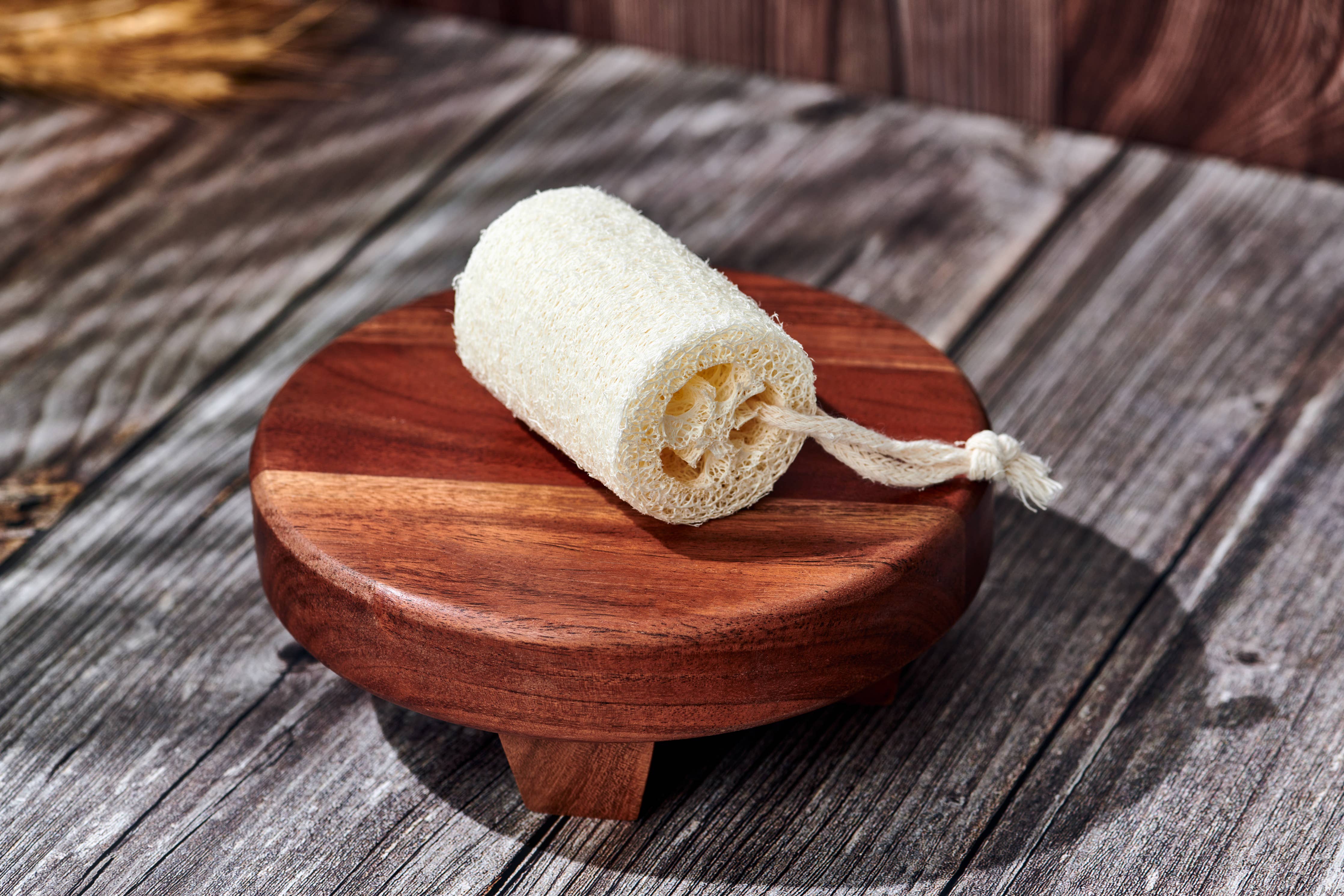 Natural Loofah Exfoliating Slices - Plastic Free & Unpackaged | Pure & Sustainable Body Scrub for Eco-Friendly Skincare | Perfect for Shower, Bath & Spa Day