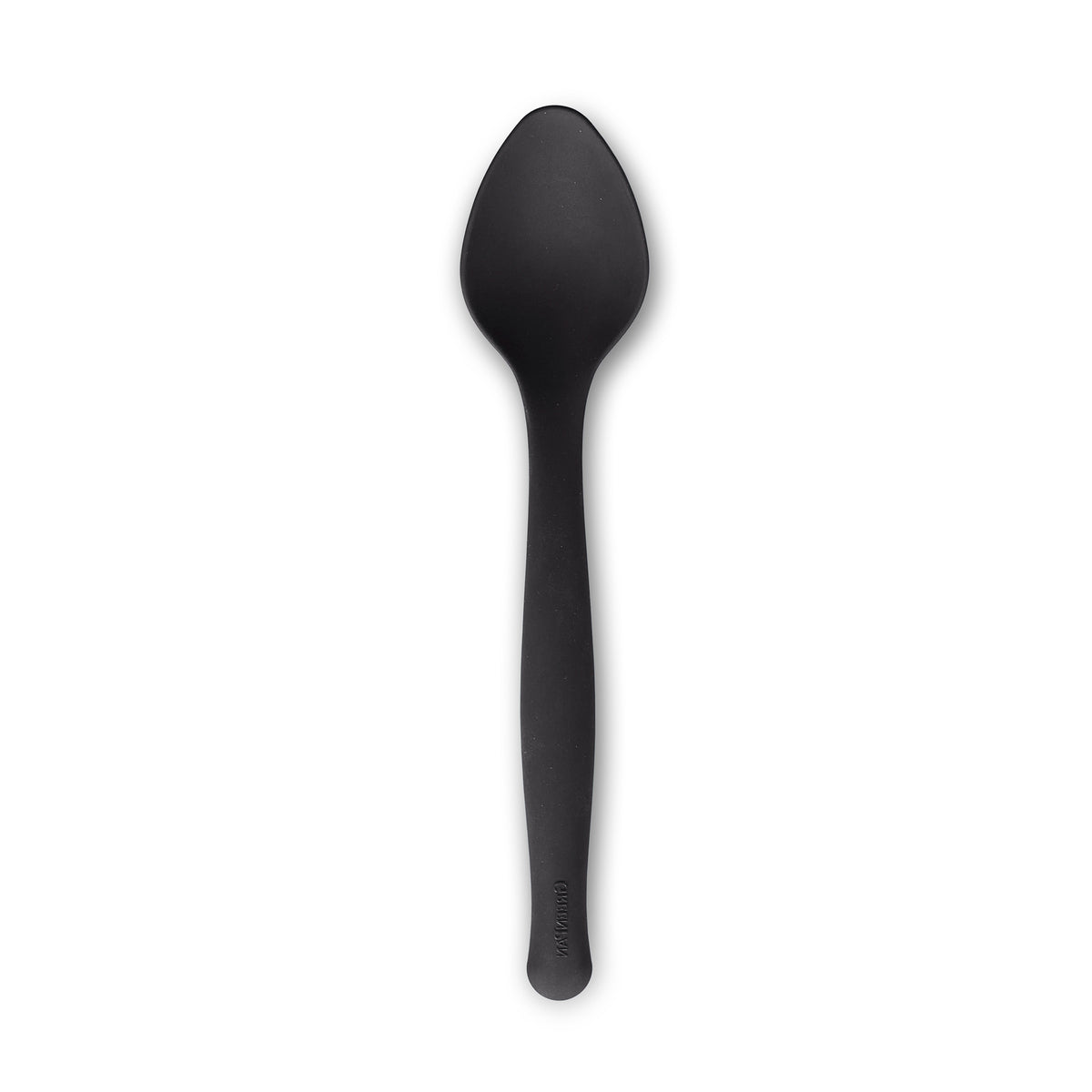 Premium Black Silicone Tasting Spoon - Heat Resistant & BPA Free - Perfect for Cooking, Baking, Wine Tasting & Food Sampling