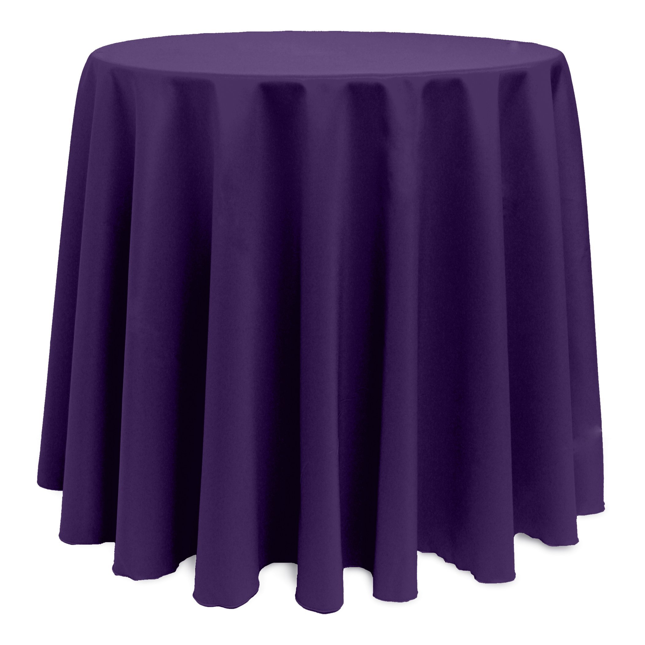 10-Pack Purple Polyester Linen Tablecloth 102