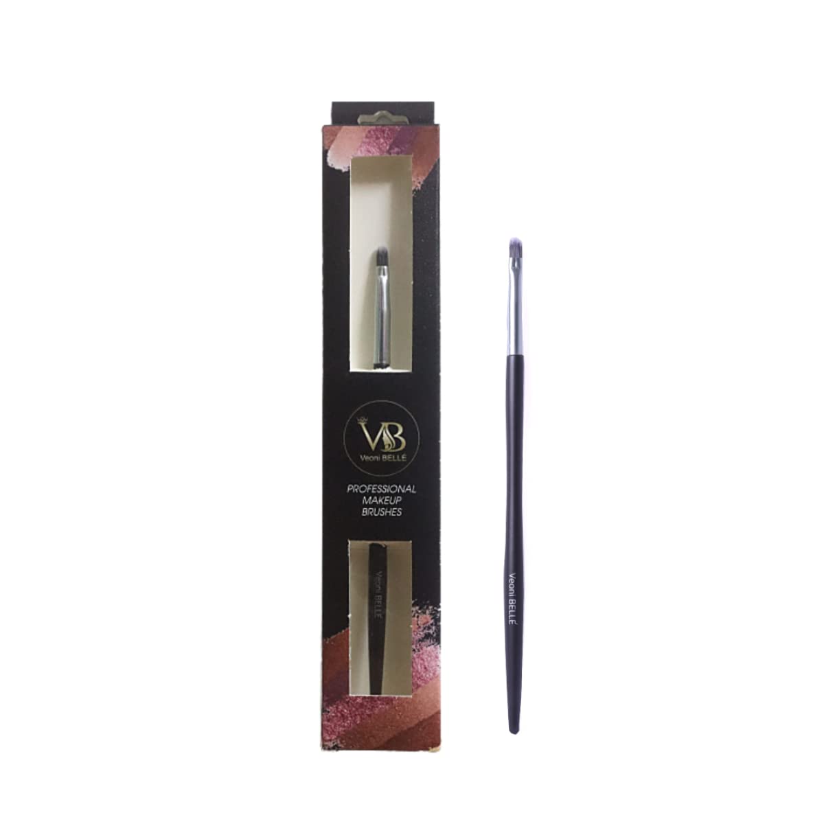 Veoni Belle Professional Makeup Brush Set - Soft Bristles Lip Filler Brush, Eyeshadow Blending Brush & Flat Brush for Flawless Makeup Application | Perfect for Daily Use, Bridal Makeup & Professional Makeup Artists
