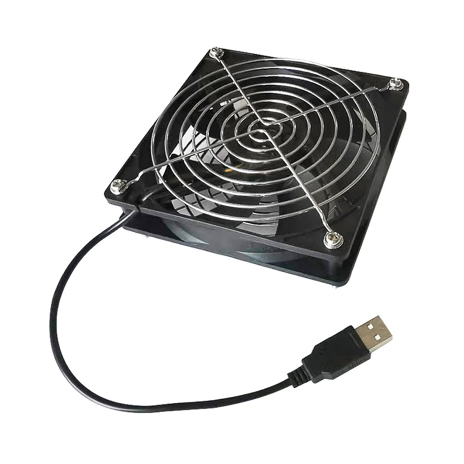 Heakiya STB Cooling Fan - USB Powered Quiet Cooling Fan for Router, TV Box, Set-Top Box - Fast Heat Dissipation & Low Noise - Perfect for Home Entertainment & Office Electronics