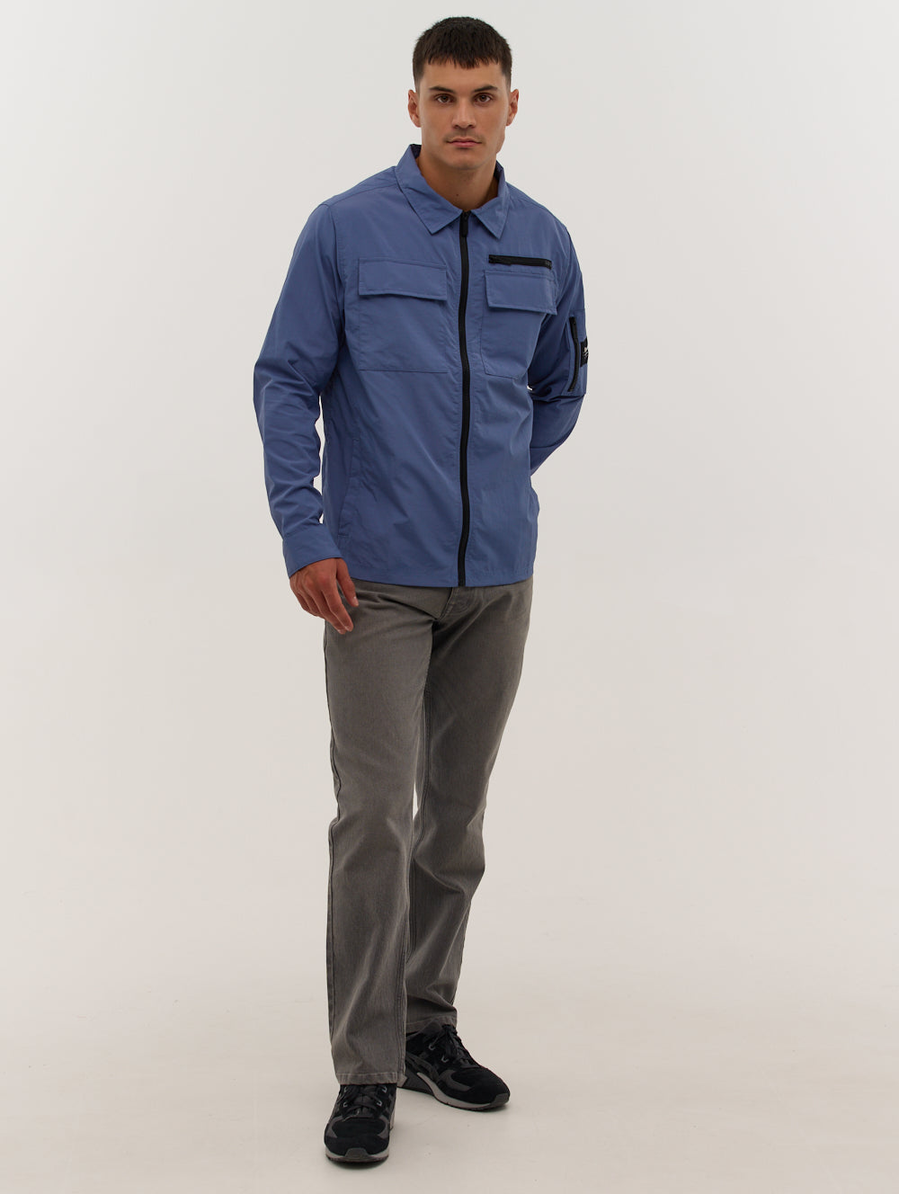Branson Sleeve Pocket Shacket - Stylish Fleece Lined Overshirt for Men & Women | Perfect for Outdoor Adventures, Casual Wear & Layering in Fall/Winter