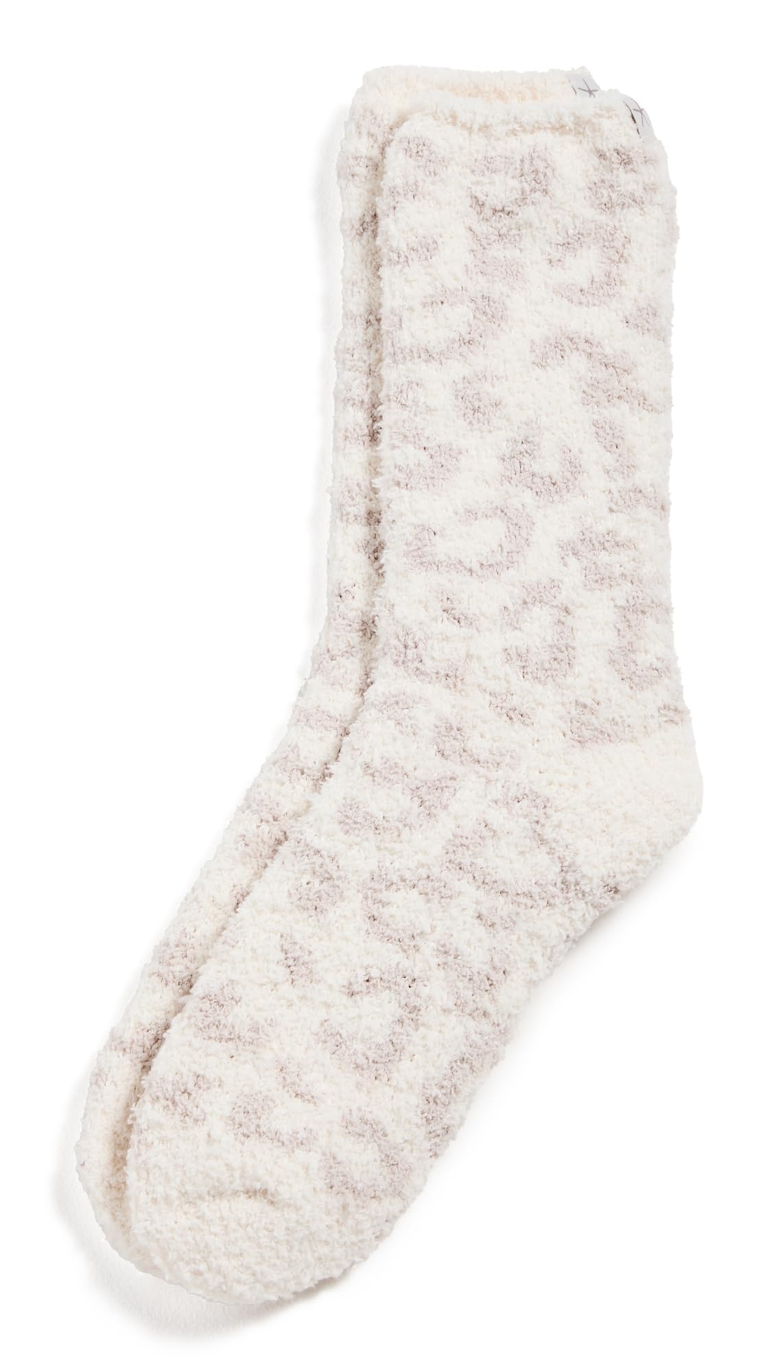 Barefoot Dreams CozyChic Women's Wild Animal Print Crew Socks - Soft Warm Comfortable Hiking & Outdoor Socks for Women - Perfect for Camping, Travel & Cold Weather