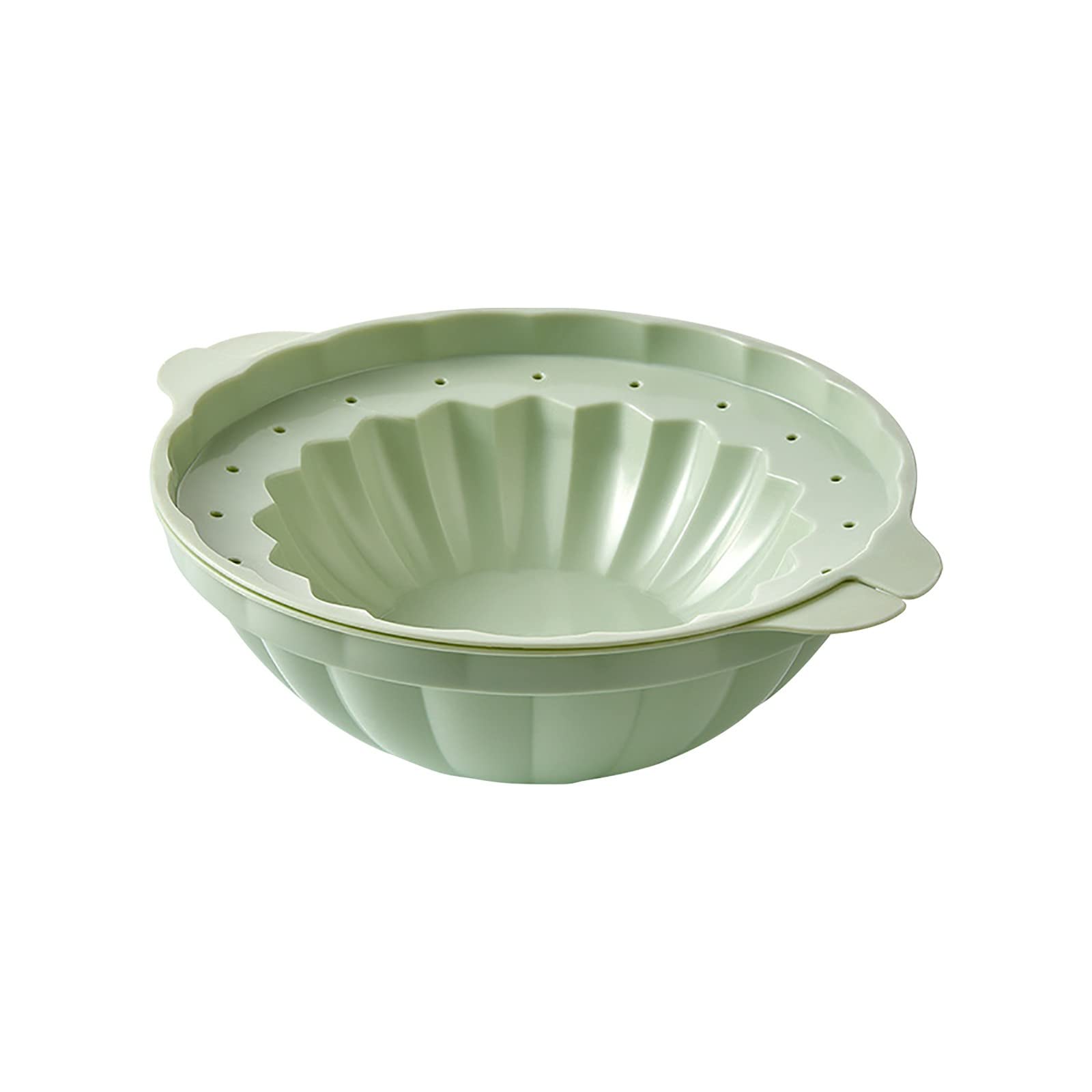 Premium Ice Bowl Maker Mold - Large Capacity Round Quick Freezing Container for Homemade Ice Bowls, Desserts & Wine Chilling - Reusable Empty Ice Cube Tray (Green, One Size) - Perfect for Parties, Cocktails & Creative Dessert Presentations