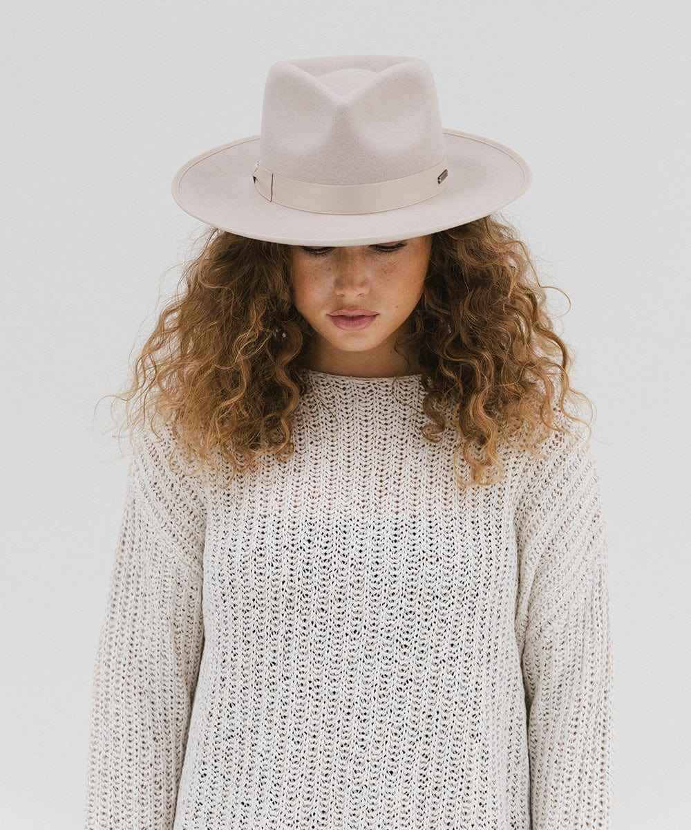 Monroe Rancher Fedora Hat for Men & Women - Western Style Cowboy Hat with Wide Brim - Perfect for Outdoor, Rodeo, and Country Music Events