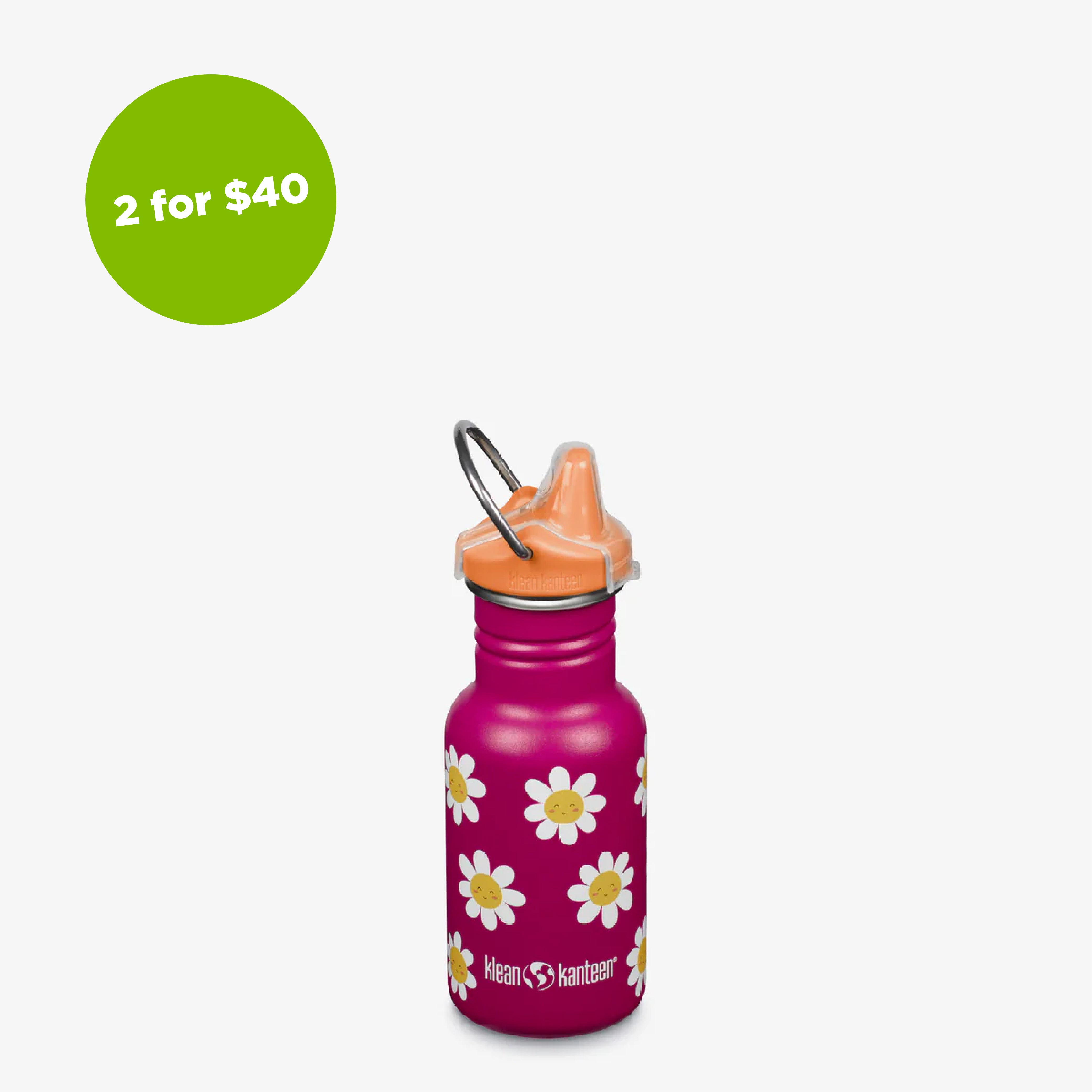12oz (355ml) Classic Kids Sippy Cup with Spout - BPA Free Leak Proof Toddler Water Bottle for Daycare, Travel & Outdoor Activities