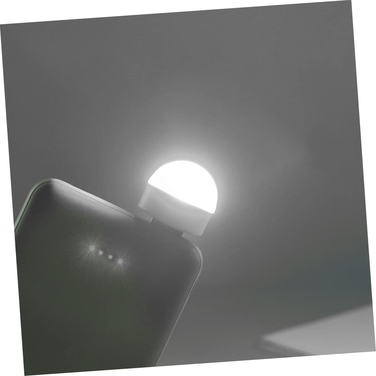 50 Pcs LED Night Lights - USB Powered Nightlight Bulbs for Home, Travel & Car - Portable Bedside Lamp, Nursery Light, Closet Lighting & Emergency Use