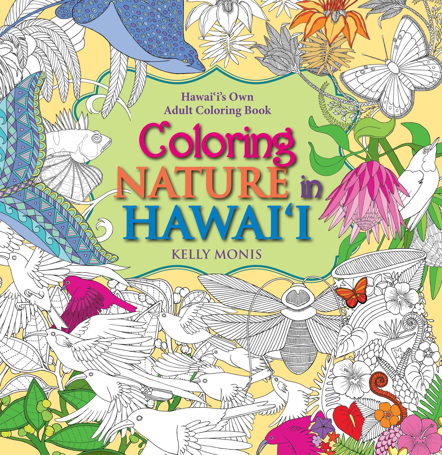 Hawaii Adult Coloring Book - Nature Scenes for Relaxation & Stress Relief | Perfect for Mindfulness, Meditation & Creative Art Therapy