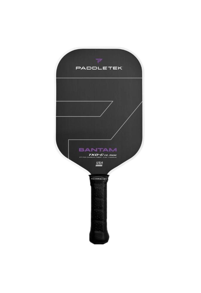 Paddletek Bantam TKO C 14.3 Pickleball Paddle - Lightweight Carbon Fiber Pickleball Racket for Competitive Play & Outdoor Recreation