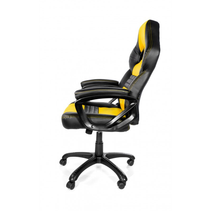 PRO X SERIES 8706 Ergonomic Gaming Chair - Black & Yellow, High Back Racing Style with Lumbar Support - Perfect for PC, Console Gaming & Home Office