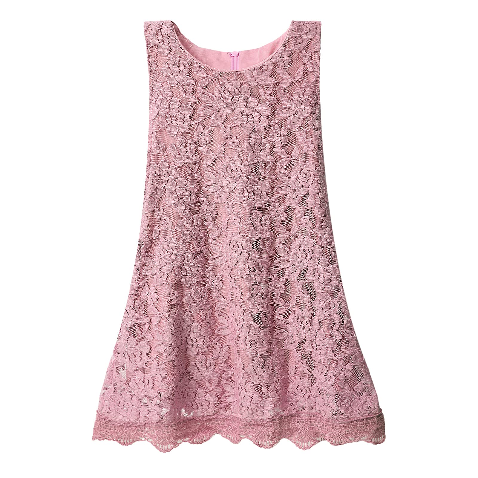 KISSOURBABY Girls Vintage Lace Flower Dress - Boho Party Princess 3/4 Sleeve Floral Dress for Toddler Girls - Perfect for Birthday Parties, Photo Shoots & Special Occasions