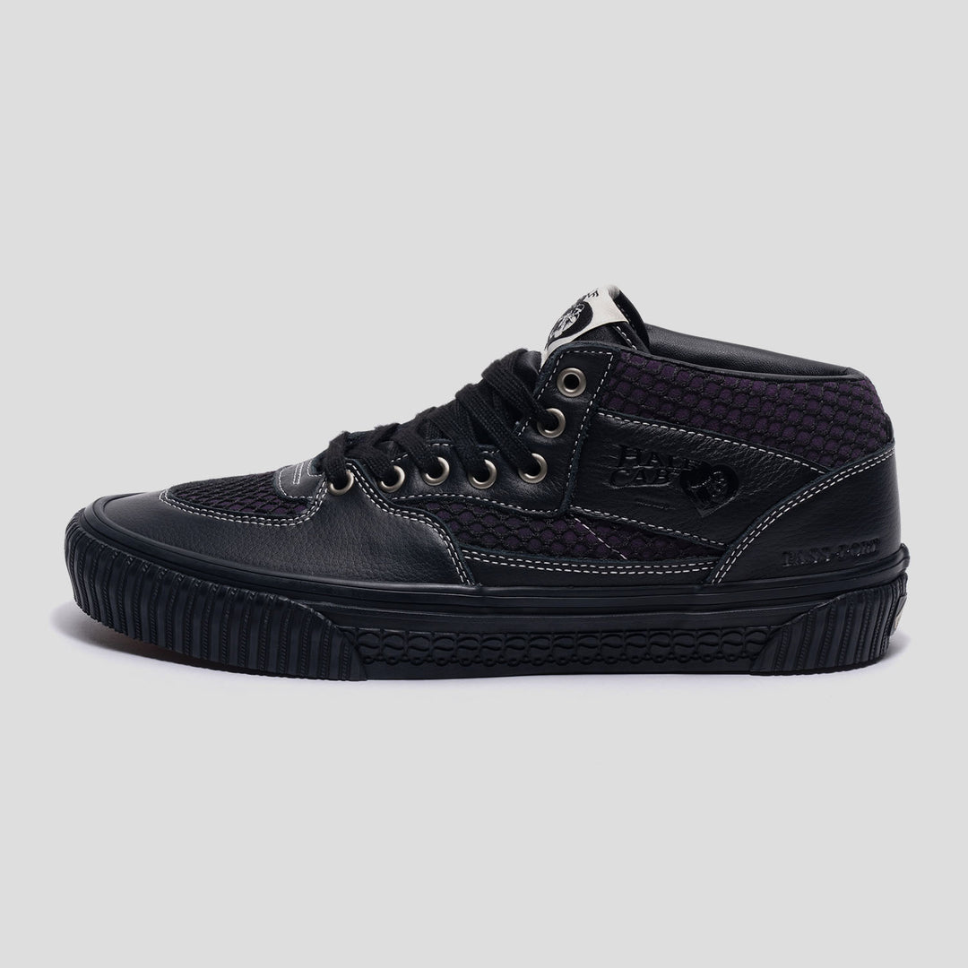VANS X Passport Skate Half Cab Shoes - Black/Night Suede - Men's Skateboarding Sneakers for Street Style & Extreme Sports