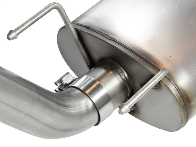 aFe MACH Force XP 3-Inch Cat-Back Stainless Steel Exhaust System with Polished Tip for 2013-2014 Toyota Tacoma 4.0L V6 - High-Performance Upgrade for Off-Road & Towing