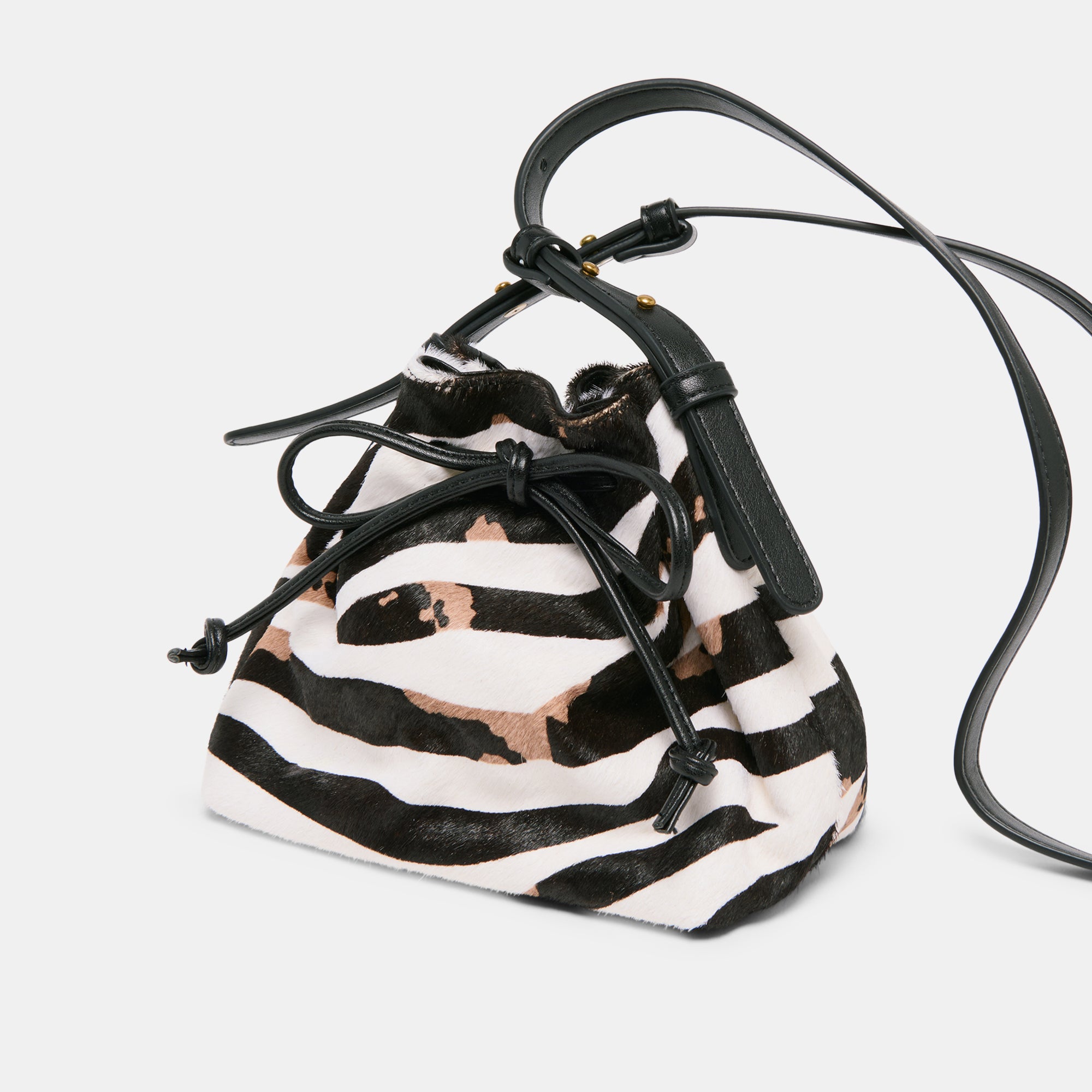 RANDI Crossbody Bag - Zebra Print Calf Hair Purse for Women | Stylish & Trendy Handbag for Everyday Use, Work, and Evening Out