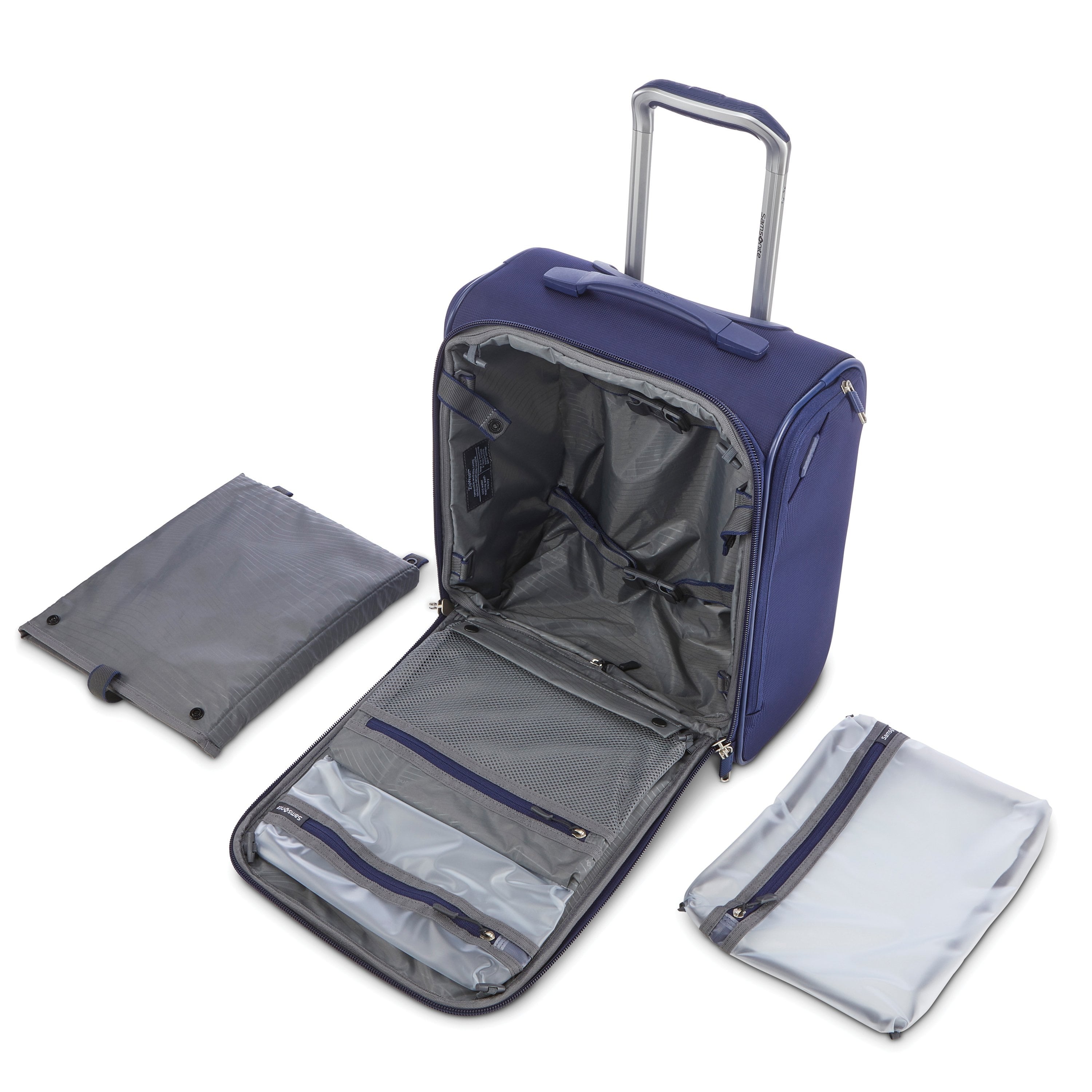 Samsonite Ascentra 2 Wheel Compact Carry-On Underseat Luggage - Perfect for Air Travel & Business Trips