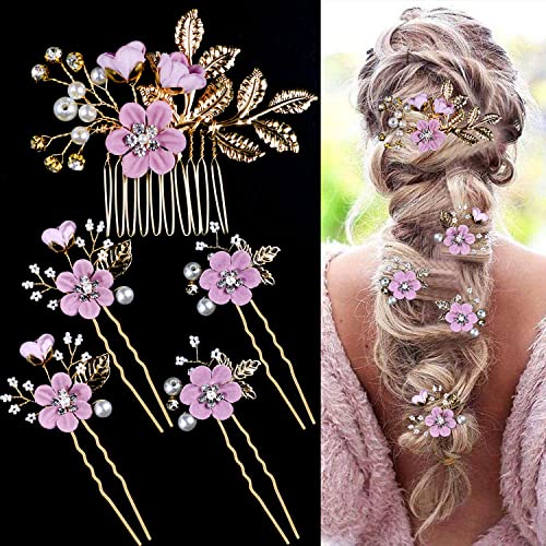Exquisite Flower Leaves&Romantic Lilac Purple