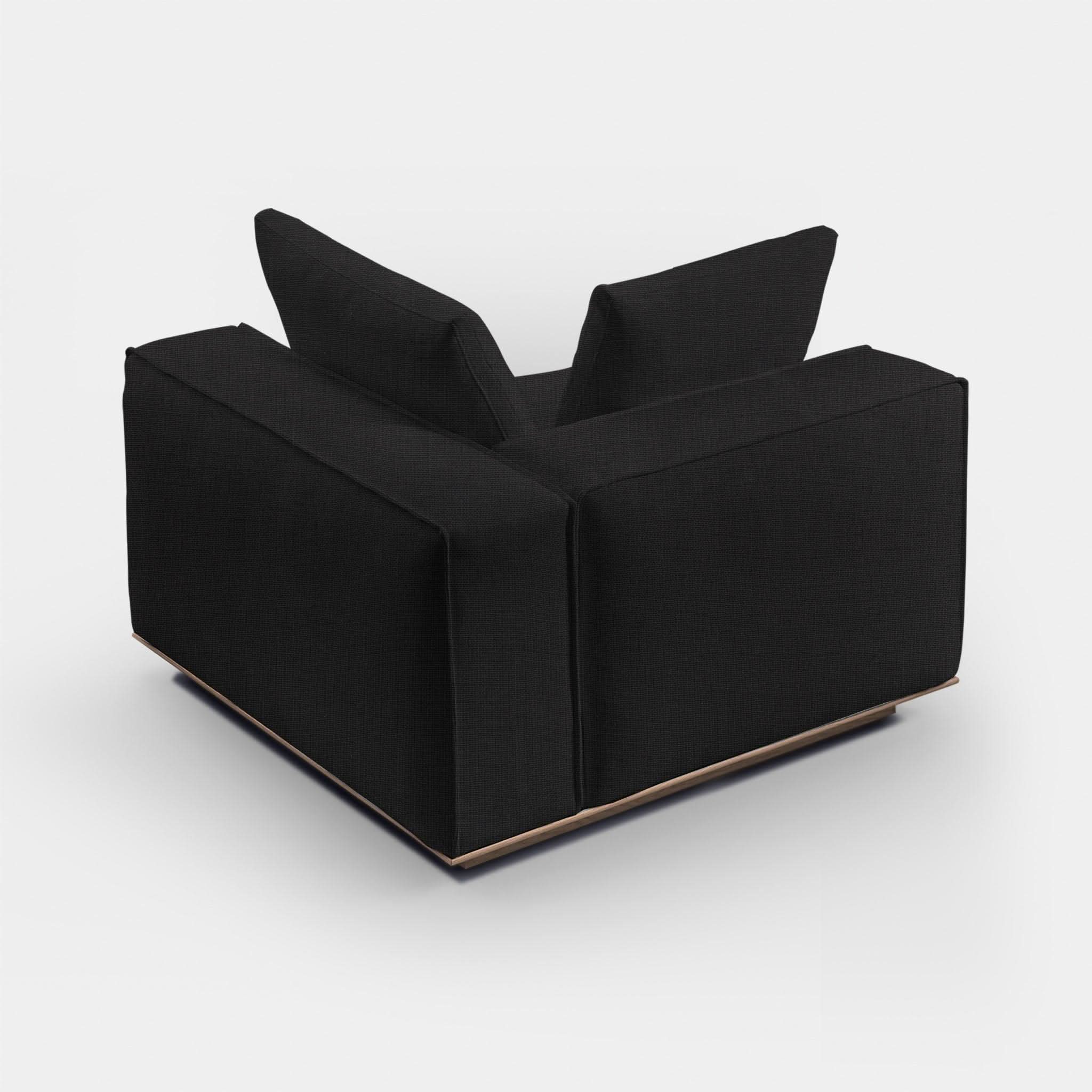 Stylish Santorini Corner Right Sectional Sofa - Perfect for Living Room, Lounge & Small Spaces