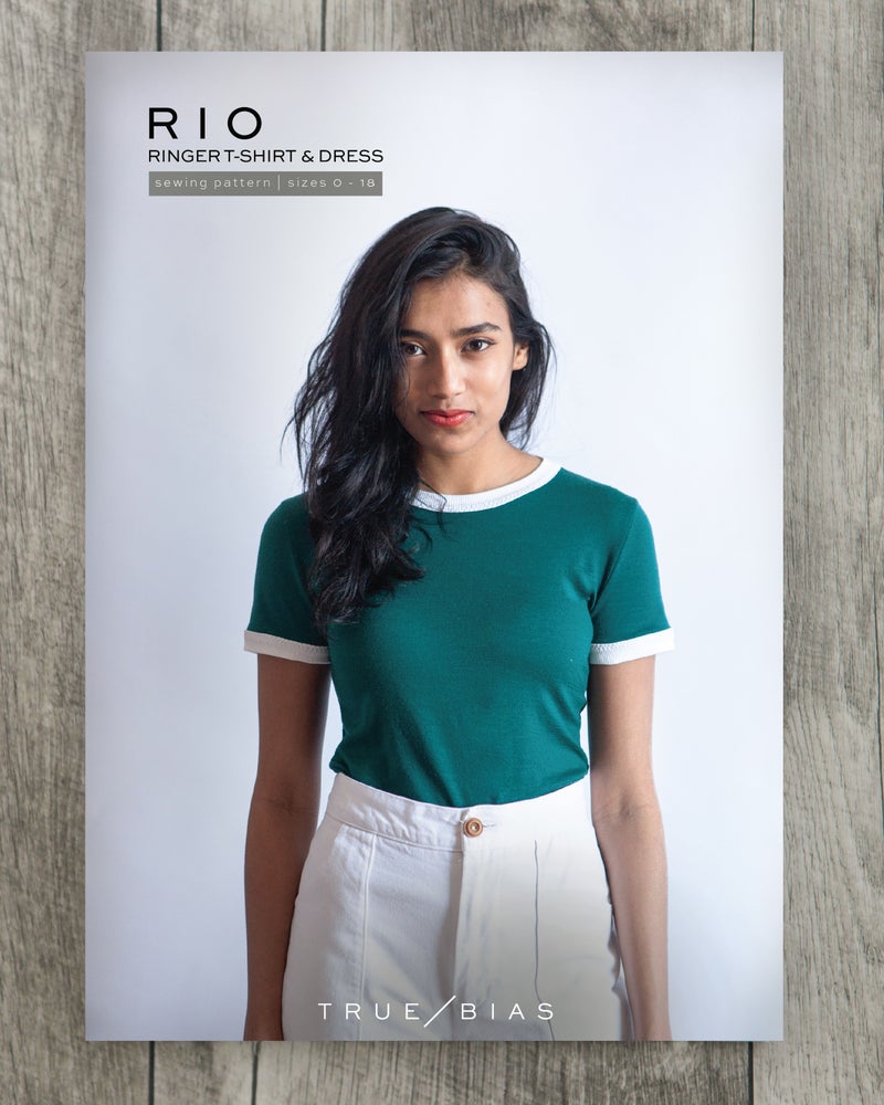 True Bias Rio Ringer T-Shirt & Dress - Women's Vintage Inspired Casual Tee & Dress for Everyday Wear | Perfect for Summer Outfits, Beach Days, and Layering