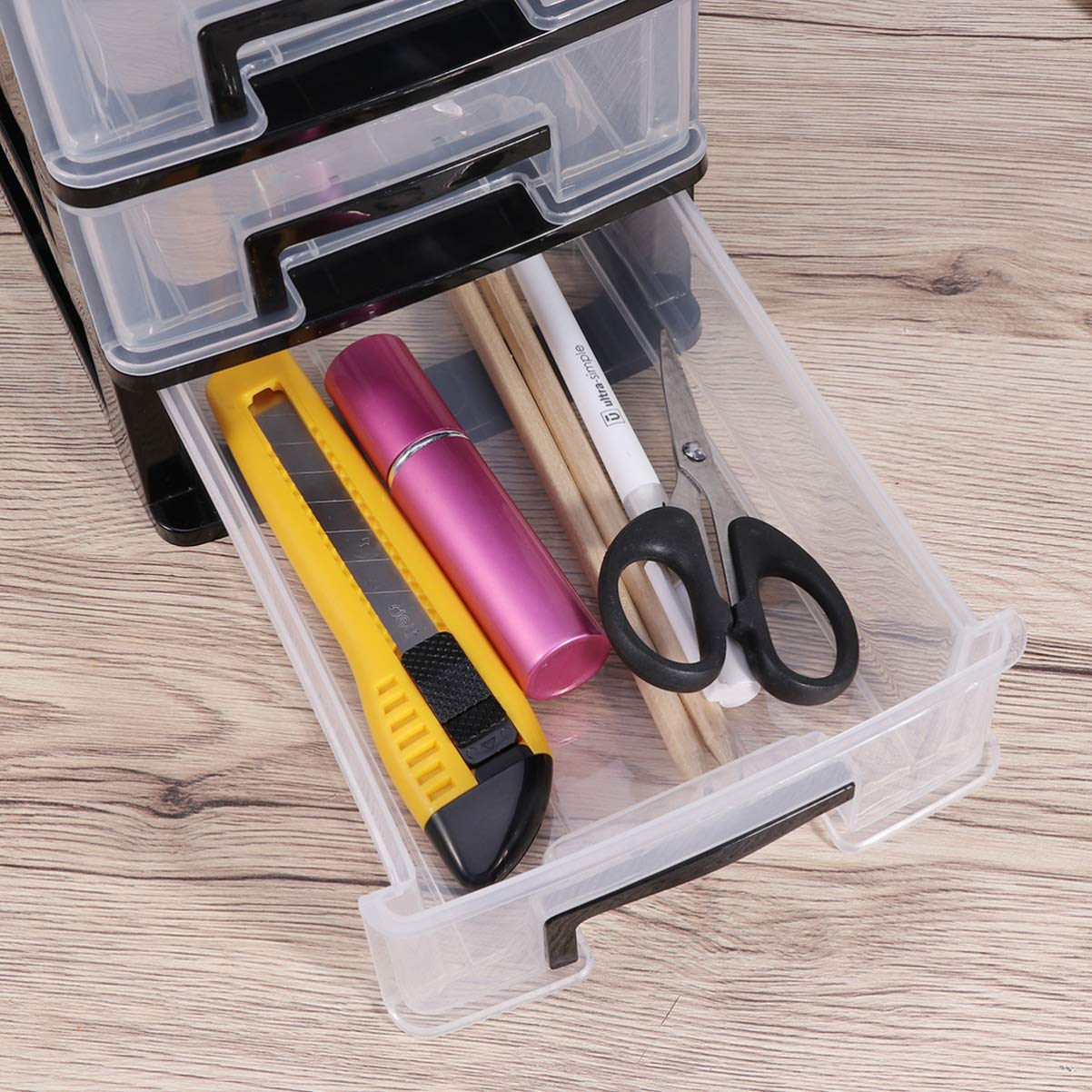 4-Layer Plastic Storage Drawer Organizer - Portable Closet Cabinet with Multi-Function Bins | Perfect for Bedroom, Bathroom, Office & Kids Room Organization