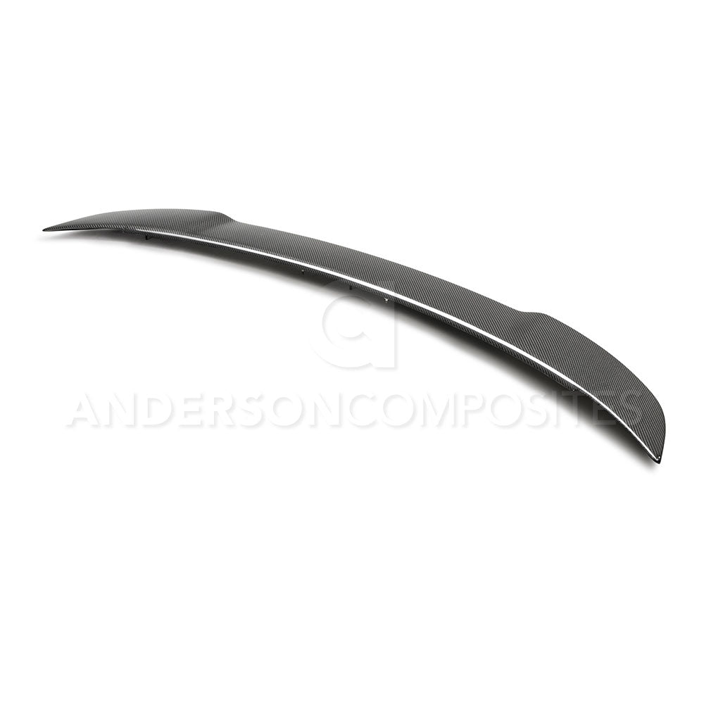 2015-2020 Dodge Charger Rear Spoiler - Anderson Composites AC RS16DGCRHC OE Style Carbon Fiber Trunk Lip Wing | Upgrade Your Muscle Car for Street Racing & Show Car Events