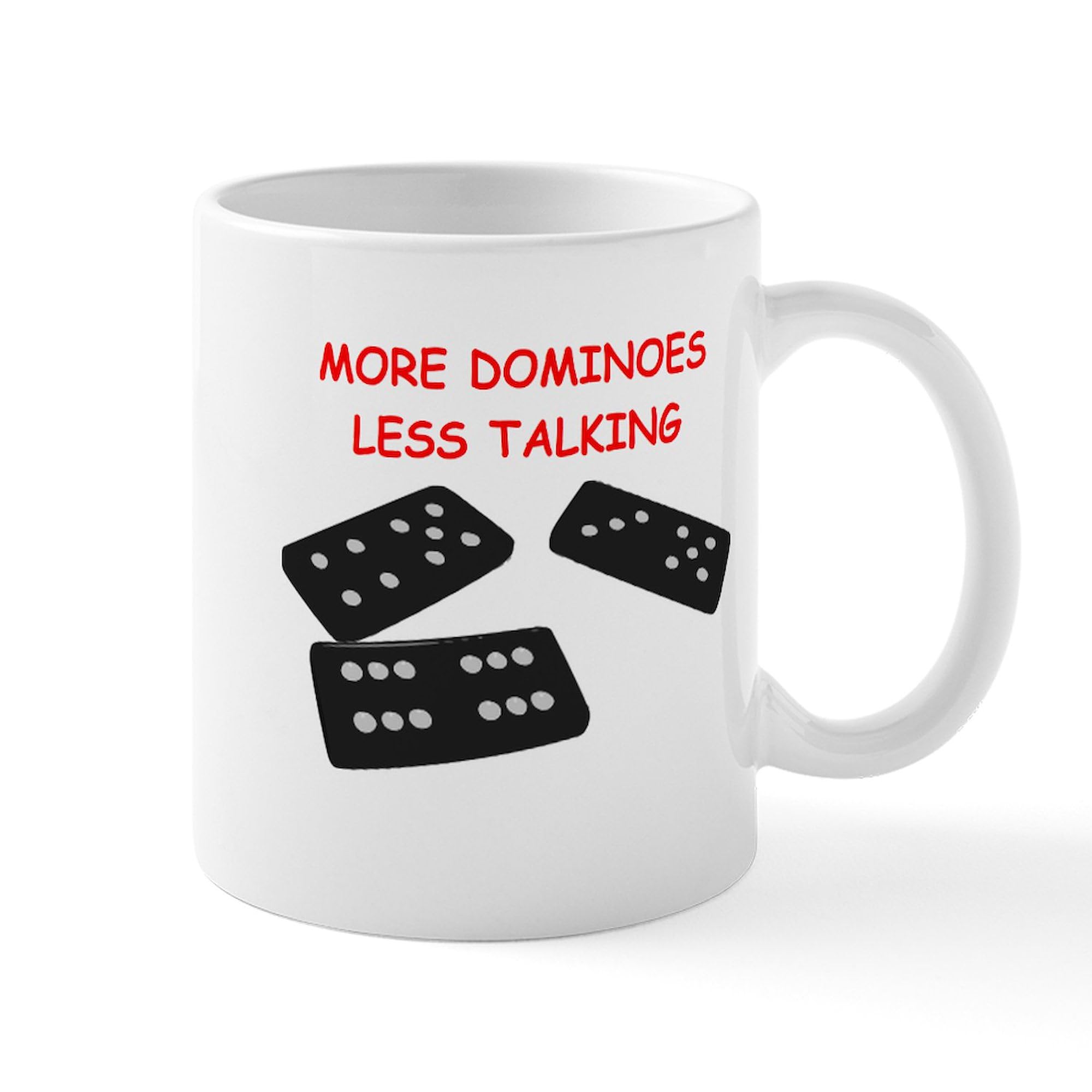 Dominoes Ceramic Coffee Mug 11 oz (325 ml) - Perfect for Home, Office & Gifts - Funny & Unique Coffee Cup for Tea, Hot Chocolate & Espresso Lovers