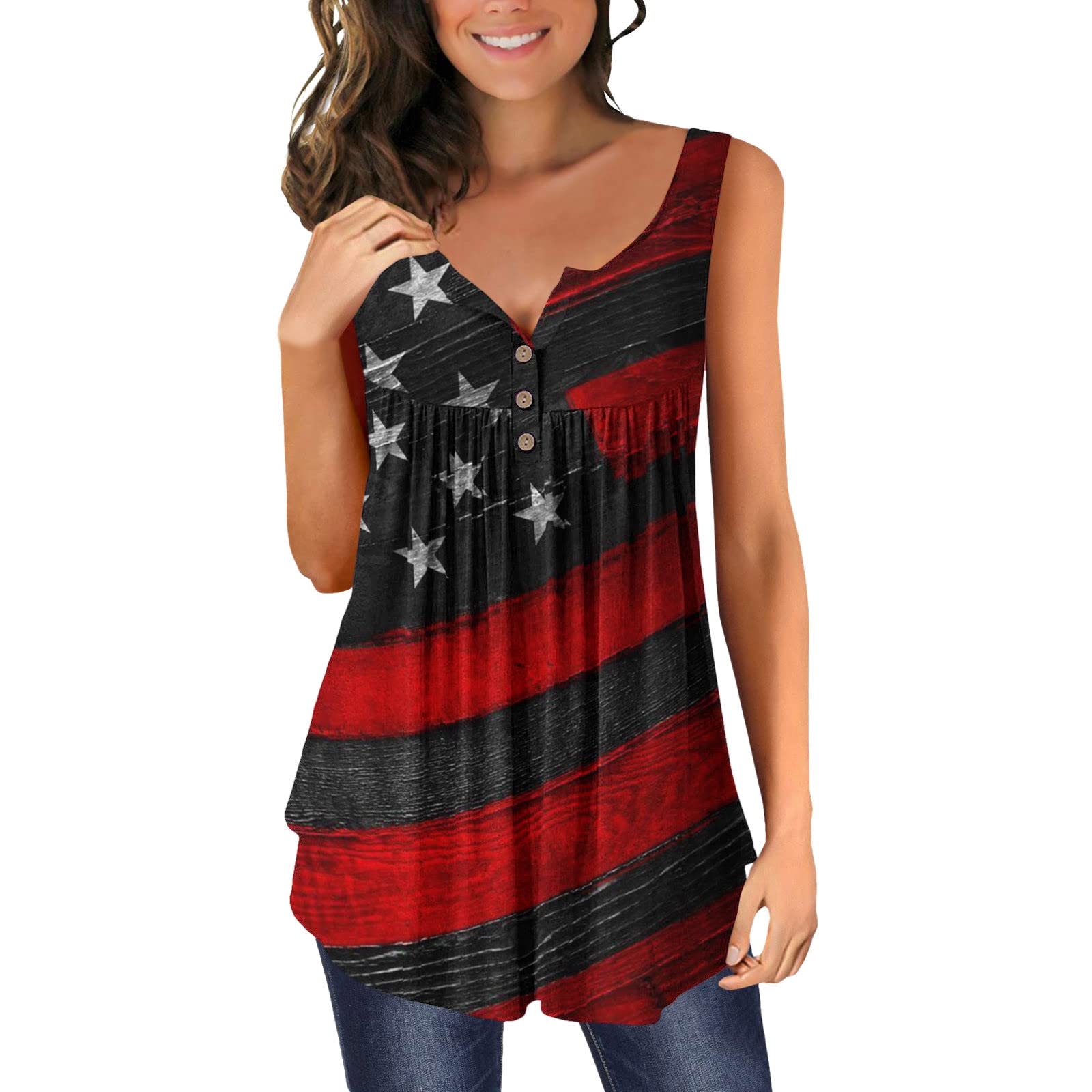 Gibobby Women's Color Block Tank Tops - Cute Summer Sleeveless Shirts for Casual Wear | Perfect for Beach Outings, Gym Workouts & Everyday Comfort