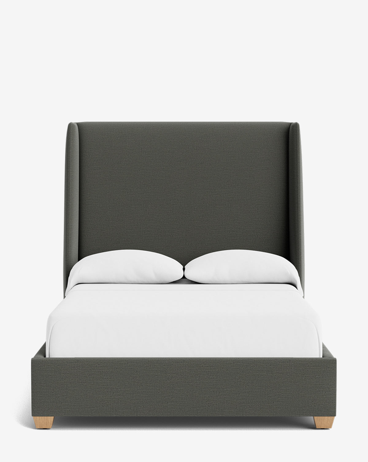 Walt Bed Tall Headboard - Queen Size Upholstered Bed Frame with Adjustable Height - Perfect for Modern Bedroom Decor & Small Spaces