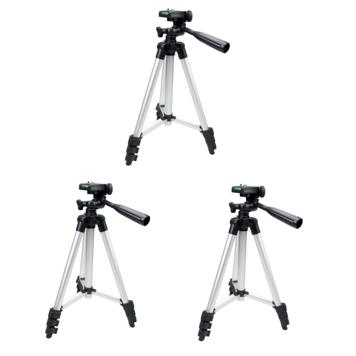 Hemobllo 3-Pack 360° Adjustable Phone Stand, Tablet Holder & Tripod for iPhone, Samsung, iPad - Perfect for Video Calls, Streaming, and Photography