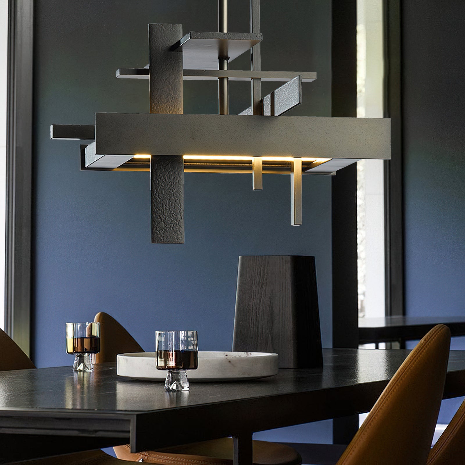 Eithne Modern Planar Pendant Light - Sleek Scandinavian Style Hanging Lamp for Kitchen Island, Dining Room, or Bedroom Lighting