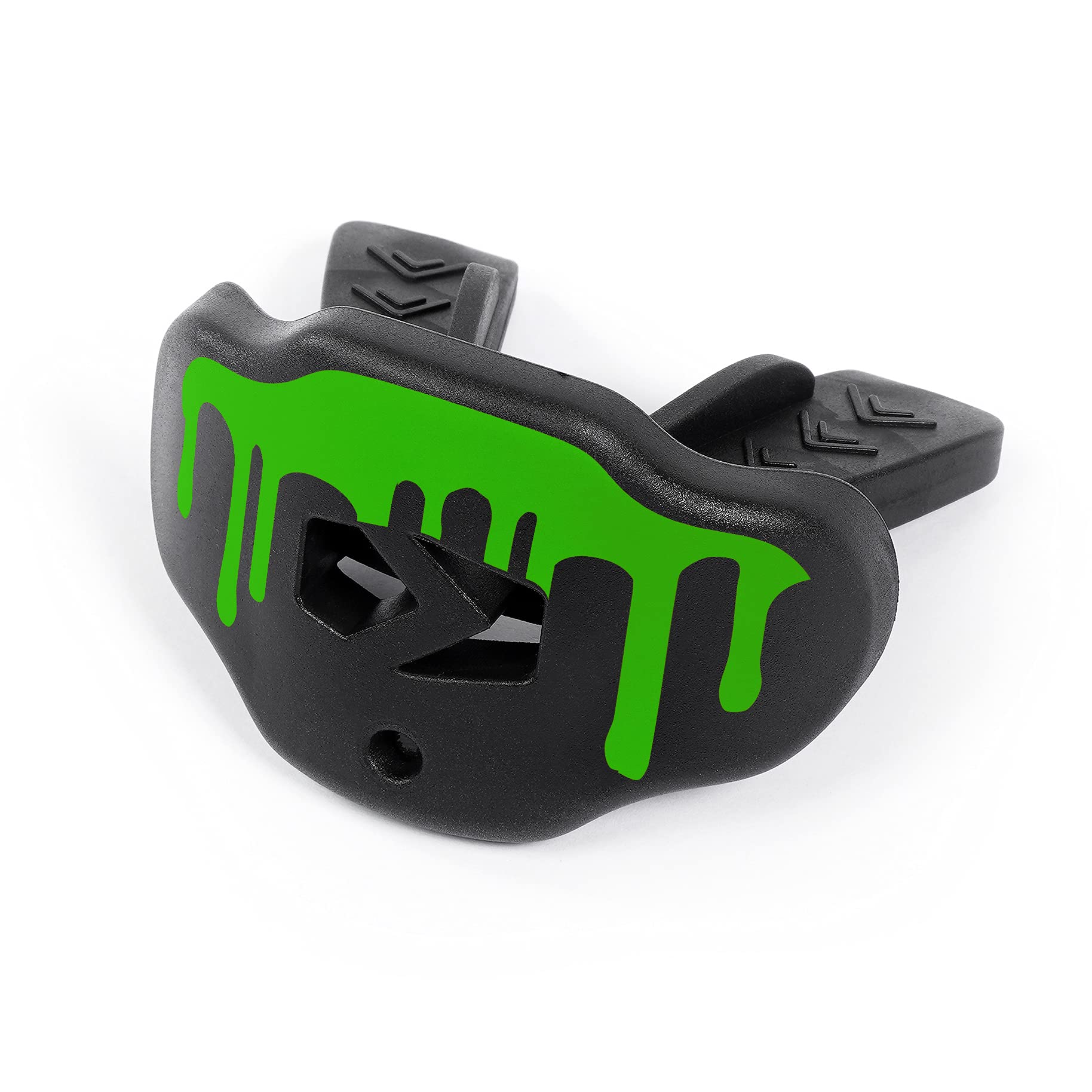 Premium Black Football Mouthguard for Youth & Adults - High-Grade Silicone Teeth & Lip Protector - Perfect for Football, Rugby, Boxing & Contact Sports