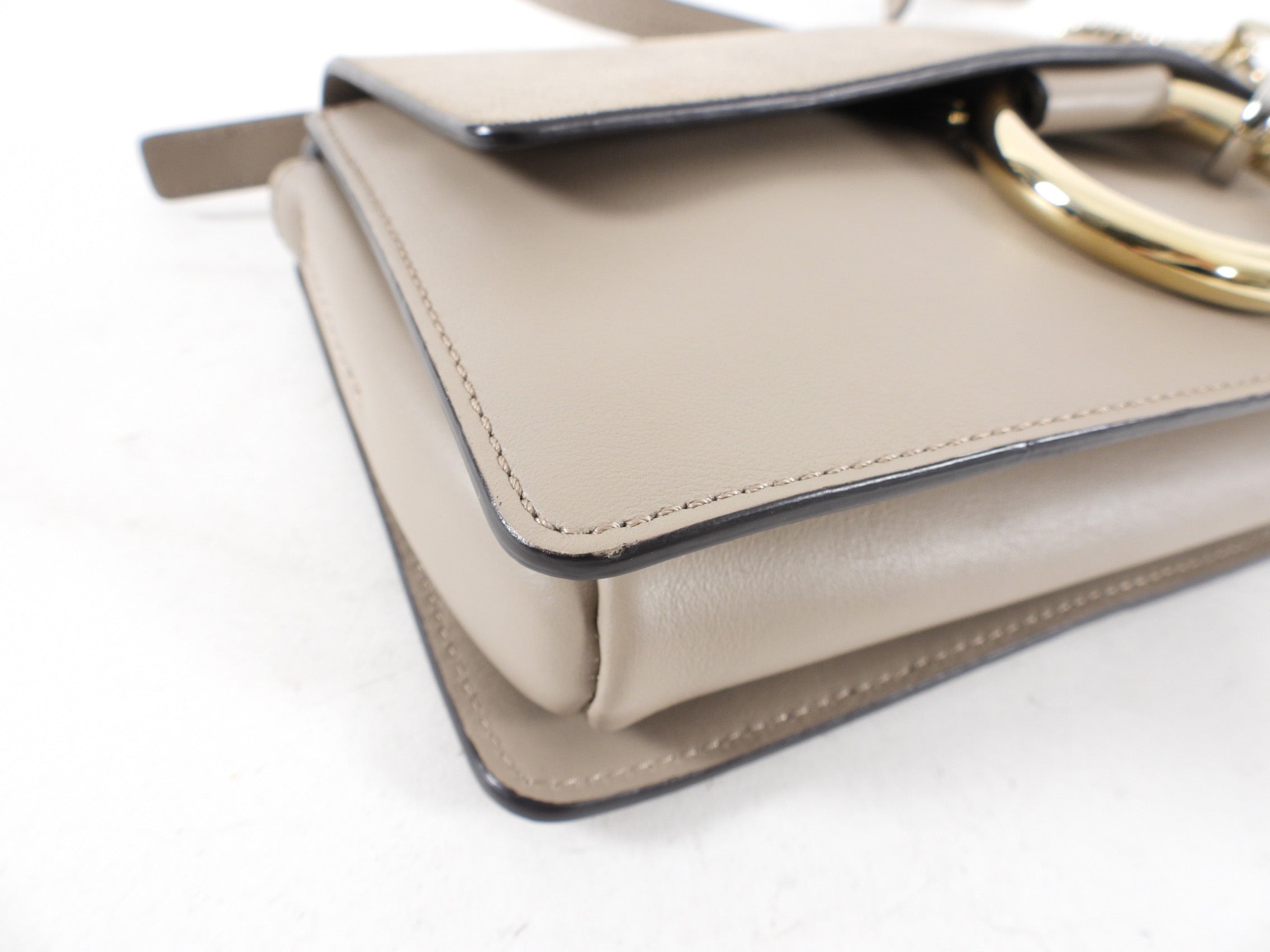 Chloe Faye Small Crossbody Bag in Light Taupe - Stylish Leather Shoulder Bag for Women | Perfect for Work, Travel & Everyday Use