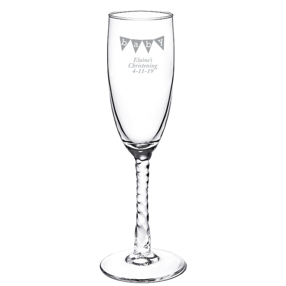 Personalized Silver Baby Bunting Tall Shot Glasses - 144 Pack - Custom Color Printed Barware for Baby Showers, Weddings & Parties