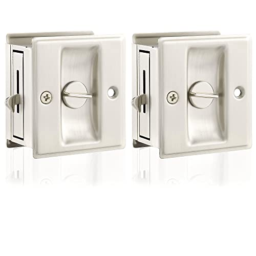 2 Pack Brushed Nickel